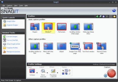 SnagIt 11 screenshot