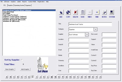 Software Tracker 5.1.1 screenshot