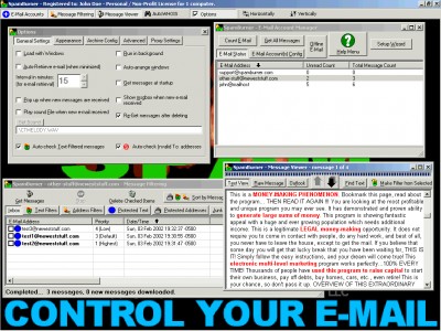 SpamBurner 1.67 screenshot