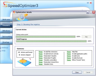 SpeedOptimizer 3.0.9.5 screenshot