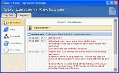 Spy Lantern Keylogger 5.4 screenshot