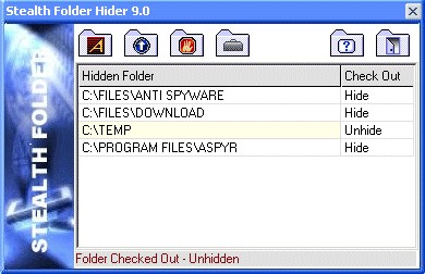 Stealth Folder Hider 9.6 screenshot
