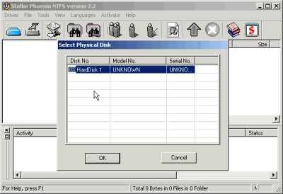 Stellar Phoenix NTFS 2.0 screenshot