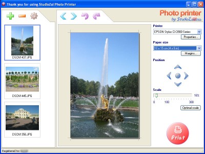 StudioZai Photo Printer 1.2 screenshot