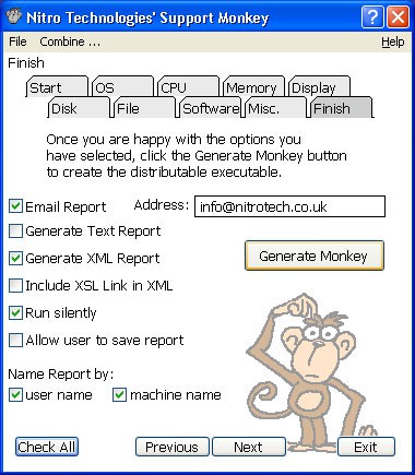 SupportMonkey 2002 v1.0 screenshot
