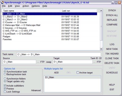 Synchromagic Pro 4.3.2.2 screenshot