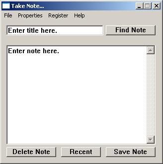 Take Note V1.0 screenshot