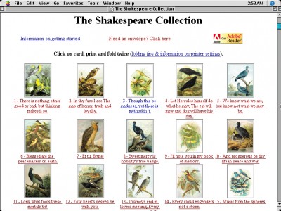 The Shakespeare Collection 1.0 screenshot