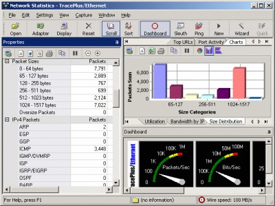 TracePlus Ethernet 5.51.000 screenshot