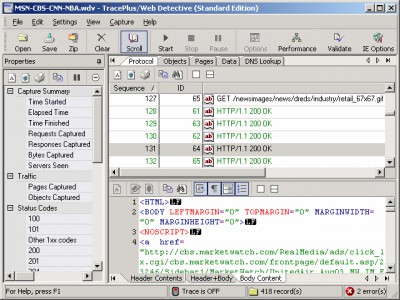 TracePlus Web Detective (Standard Edition) 5.70.000 screenshot