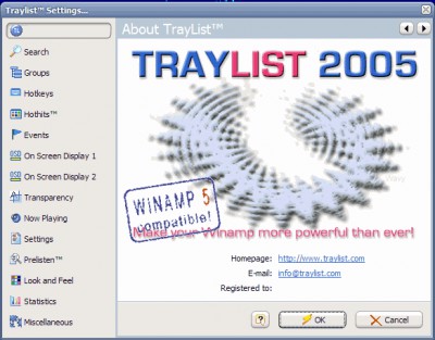 TrayList 2006.04 screenshot