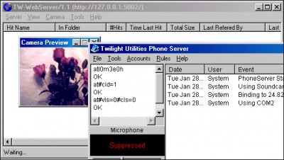 Twilight Utilities Phone and Web Server 2.3.8.6 screenshot