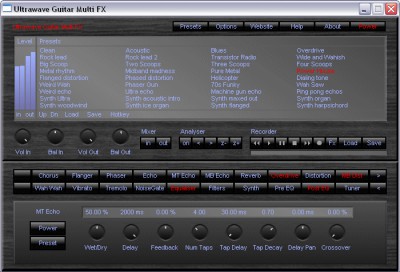 Ultrawave Guitar Multi Fx 1.9 screenshot