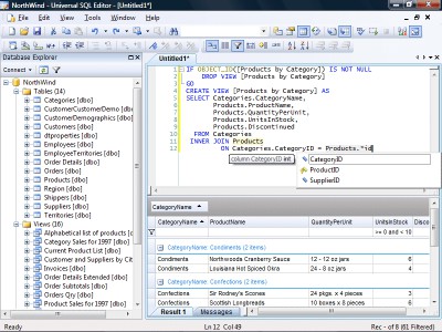 Universal SQL Editor 1.9.2.5 screenshot