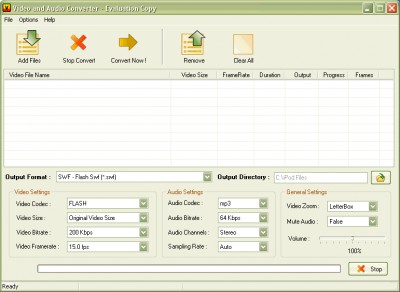 Video and Audio Converter 4.0 screenshot