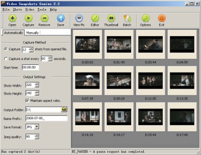 Video Snapshots Genius 4.1 screenshot