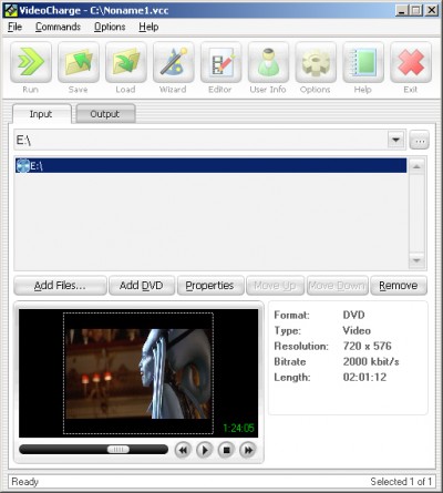 VideoCharge 3.16 screenshot