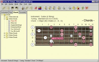 Virtual Fretboard for Guitar 1.00.06 screenshot