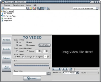 Visual Video Converter 4.4 screenshot