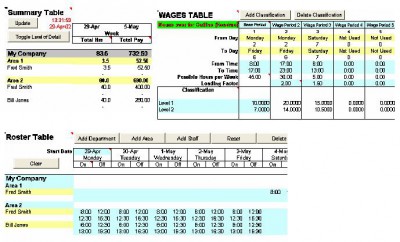 Wage Calculator Excel 30 screenshot