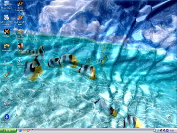 Watery Desktop 3D 3.24 screenshot