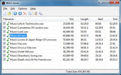 WAV Joiner 5.0.1 screenshot