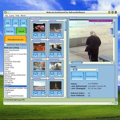 Webcam Dashboard 2.1 screenshot