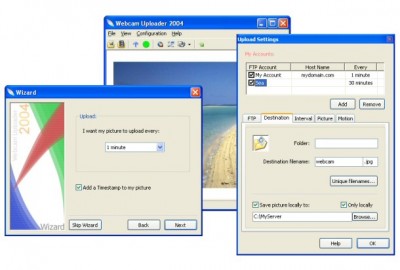 Webcam Uploader 2004 4.0 screenshot