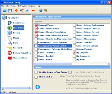 WinForcer 3.3 screenshot