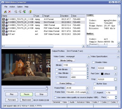 YASA Video Converter 3.4.65.163 screenshot