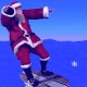 3D Surfing Santa 1.1 Screenshot